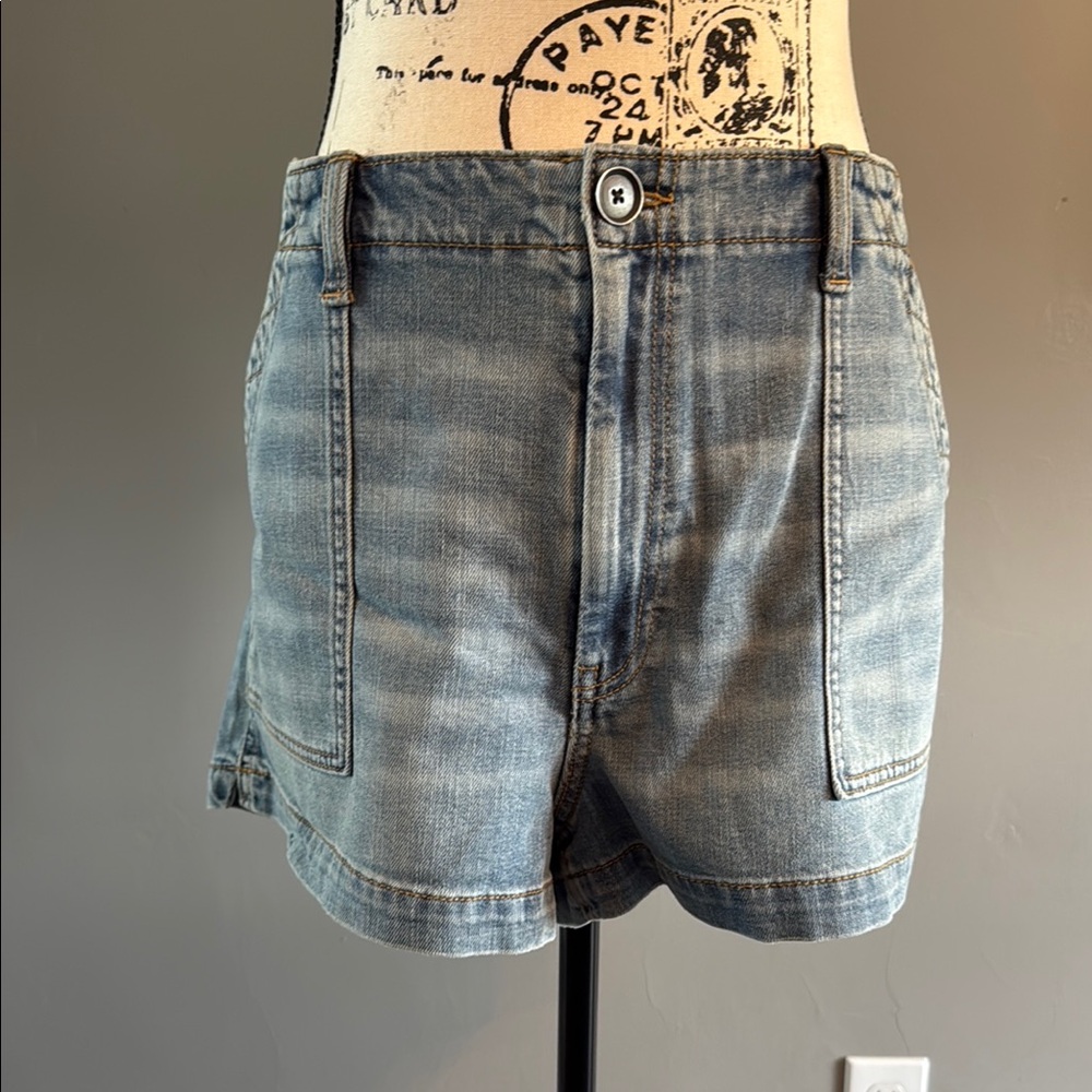 Aerie Denim Stretchy Shorts NWT